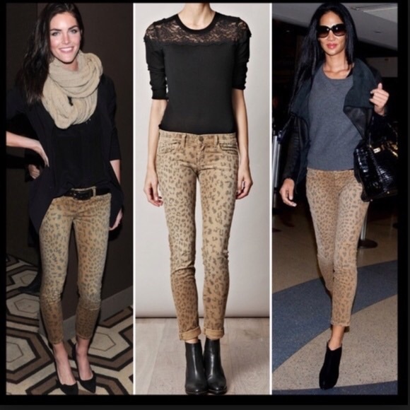 Current Elliott Leopard Jeans - Picture 1 of 8